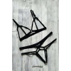 Giyim Özel Tasarım Seksi Lastik Harness Takım - Brf162
