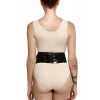 Giyim Perçin Detaylı Şık Deri Korse, Seksi Korse Harness - Brf905