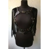 Giyim Püsküllü Deri Ceket Harness, Şık Deri Harness Ceket - Brf999