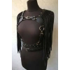 Giyim Püsküllü Deri Ceket Harness, Şık Deri Harness Ceket - Brf999