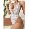 Kadın Göğüs Dekolteli Fantezi Body Seksi Şık Transparan İç Giyim