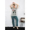 Kadın Kısa Kol Penye Pijama Takımı