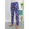 Kadın Pamuklu Alt Pijama Lacivert