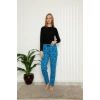 Kadın Pamuklu Alt Pijama Saks