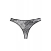 Kadın Siyah Beyaz Desenli 2li Tanga Slip