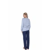 Kadın Uzun Kol Penye Pijama Takımı Lila