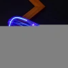Mavi Led Işıklı Parti Gözlüğü - Neon Glow Şerit Gözlük 3 Modlu