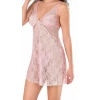 Pembe Tül Mini Kadın Fantezi Gecelik