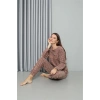 Polar Kadın Pijama Takımı Sütlü Kahve