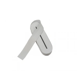 Beyaz - 4cm Paça Lastik Yassı Geniş 10mt