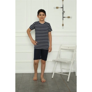 Erkek Çocuk Penye Şortlu Pijama Takım