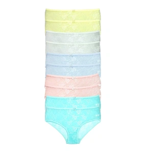 Giyim 10 Adet Kadın Komple Tül Dantel Bato Külot