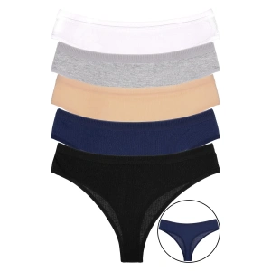 Giyim 5li Karma Paket Fitilli Tanga S4