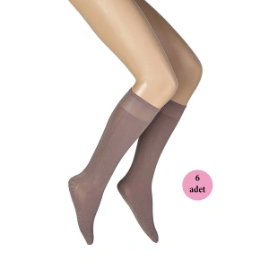 Giyim 6 Adet Masaj Kadın Çorap Vizon 86