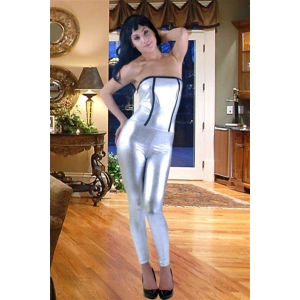 Giyim  B102713 Seksi Lame Tulum