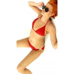 Giyim  B120606 Ateş Kırmızısı Bikini Takım