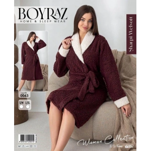 Giyim Boyraz 0043 Kadın Sharpi Welsolf Sabahlık