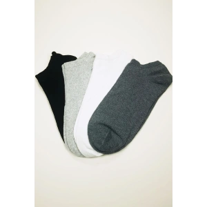 Giyim Dikişsiz Kadın Bilek Çorap Dört Mevsim Yumuşak Doku 4 Çift