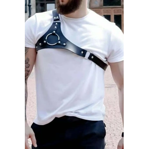 Giyim Erkek Tek Omuzdan Askılı Deri Aksesuarı - Brfm127