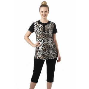 Giyim Hmd Kadın Leopar Taytlı Takım 60018