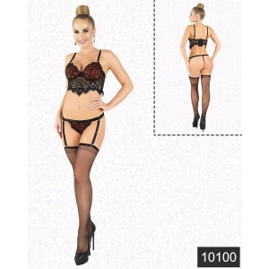 Giyim Lamine  Dantel  Jartiyer  Takım