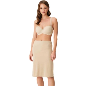 Giyim Mikropolyamid Diz Altı Uzun Etek Jüpon