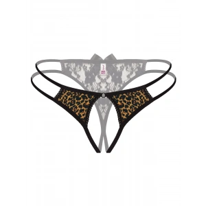 Giyim  Özel Bölgesi Açık Leopar Desenli Fantazi Külot