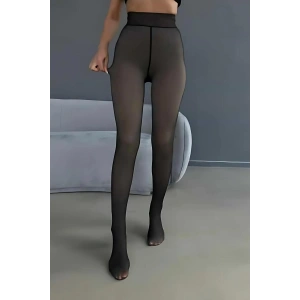 Giyim R9800-1 Ayaklı Peluş Tayt