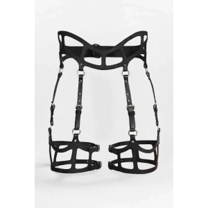 Giyim Seksi Deri Jartiyer Harness, Gotik Jartiyer - Apft1158
