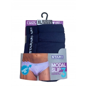 Giyim Star 109 Erkek 3lü Modal Slip