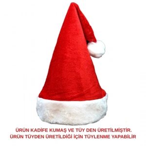 Giyim Unisex Seksi Kadife Yılbaşı Şapkası