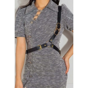 Göğüs Üzeri Tek Askılı Deri Bel Kemeri,  Aksesuar - Brf1183