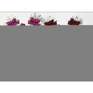Happy Birthday Neon Renk Doğum Günü Tacı 12 Adet