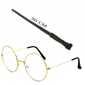 Harry Potter Asası 30 Cm Ve Harry Potter Gözlüğü Seti