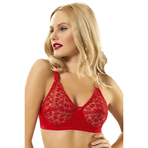 Kırmızı Dantelli Toparlayıcı Sütyen - 506