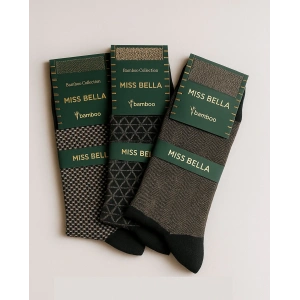 Missbella Bambu Desenli Erkek Çorap 10 Adet