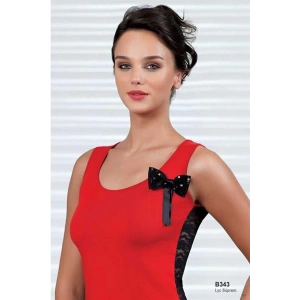  Bayan Arkası Tüllü Atlet B343