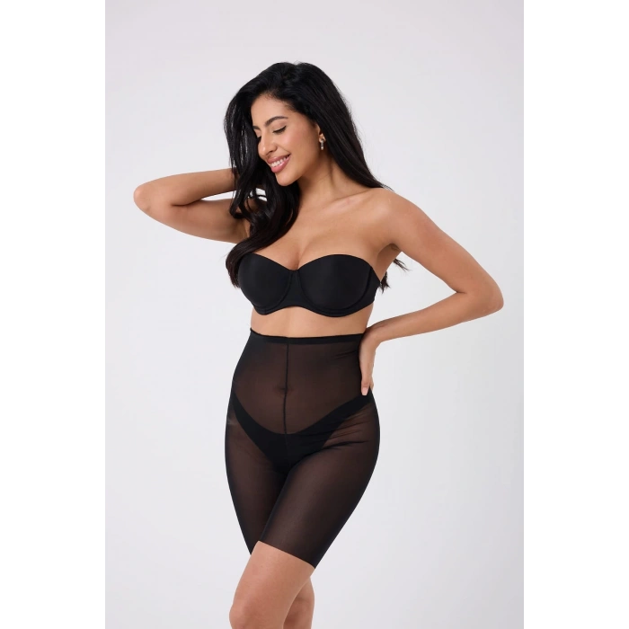 Freshness 0007 Lazer Kesim Tül Yüksek Bel  Korse