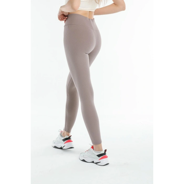 Vizon Yüksek Bel Fitilli Tayt 0608