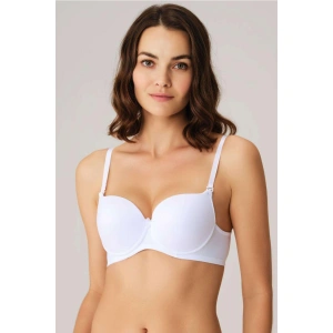 Anıl Balenli Desteksiz Dolgusuz Askıları Çıkabilen Günlük Klasik T-shirt Sütyeni