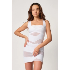 Beyaz Mı Emay 2934 Toparlayıcı Elbise Lazer Korse