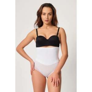 Beyaz Mı Emay 2945 Tül Karyokalı Slip Lazer Korse