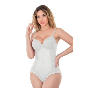 Ekru Mı Emay 176 Dantelli Body