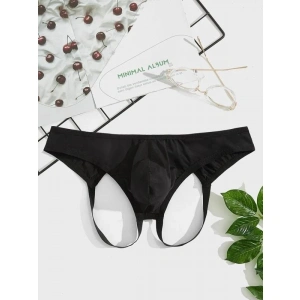 Erkek  Fantazi Siyah Jockstrap İç Giyim