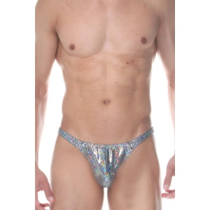 Gümüş Simli Erkek  Tangası