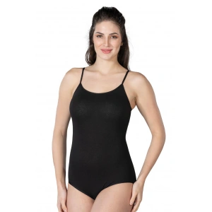 Siyah Mı Emay 1415 Modal Cotton Çıtçıtlı İnce Askılı Body