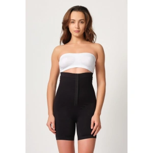 Siyah Mı Emay 2087 Önden Agraflı Paçalı Korse