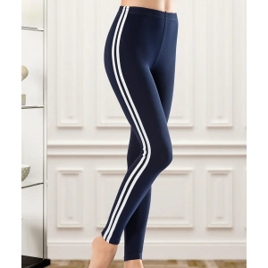 Yüksek Bel Şeritli Kadın Tayt 0531