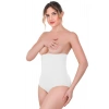 Beyaz Mı Emay 2080 Yüksek Bel Çıtçıtlı Slip Korse