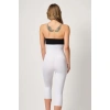 Beyaz Mı Emay 2868 Fermuarlı Kapri Tayt Lazer Korse